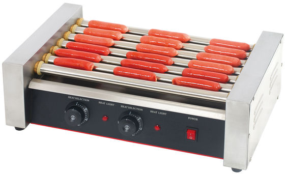 5 Grill de rodillos máquina de perritos calientes para equipos de cocina de restaurante de acero inoxidable