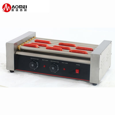 5 Grill de rodillos máquina de perritos calientes para equipos de cocina de restaurante de acero inoxidable
