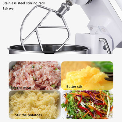 Apoyo en línea 7L cocina profesional panadería eléctrica horneador mezclador de alimentos mezclador de masa