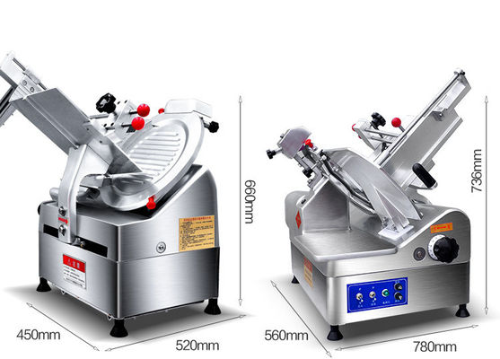 Máquina automática de corte de carne de acero inoxidable de 300 mm para cocinas comerciales