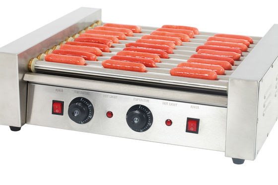 9 Roller Hot Dog Grill Maker para la conveniencia y eficiencia de la máquina de bocadillos al por menor