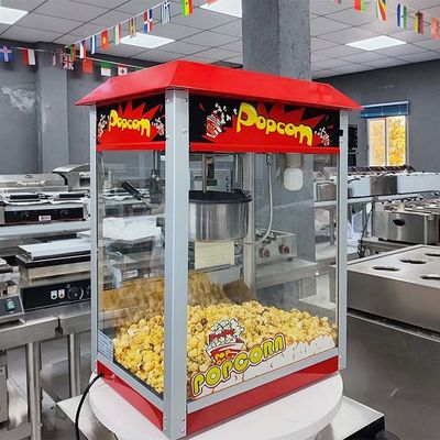 Máquina de palomitas de maíz comercial industrial para cine NO Material de aluminio controlado por aplicación