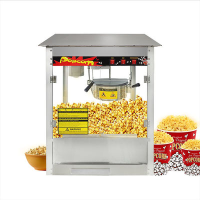 Máquina de palomitas de maíz de caramelo comercial de 220-240V/50-60Hz con capacidad de fusión de mantequilla