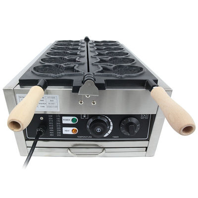 La máquina de pescado de Taiyaki de Corea 6pcs de Waffle Fish Maker con en el año 2023