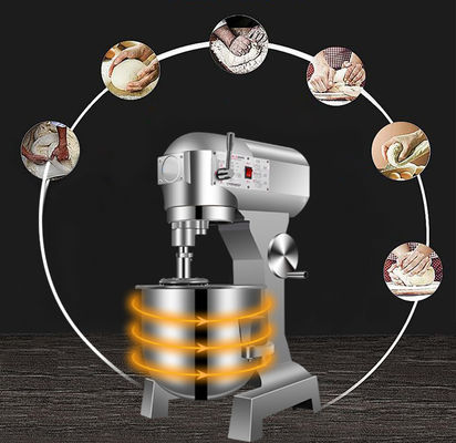 Mezclador de masa espiral de 10L para equipos de cocina de 220V Pan/harina/huevo