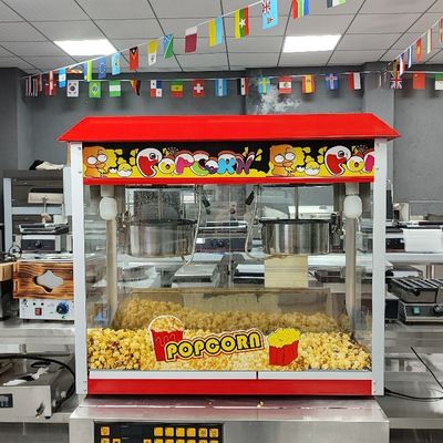 Máquina de palomitas de maíz industrial de caramelo para tu evento