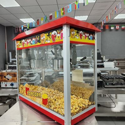Máquina de palomitas de maíz industrial de caramelo para tu evento