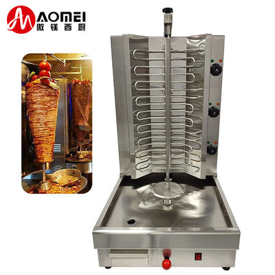Rotisería eléctrica de pollo con rango de temperatura de 50-300C y 520*650*950mm Tamaño