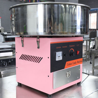 10 KG de capacidad Máquina eléctrica de algodón de caramelo para la producción comercial de bocadillos
