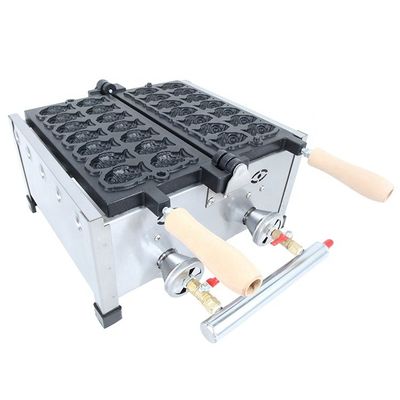 Las placas intercambiables de parrillado / Panini Prensa de placas Taiyaki máquina de fabricación para GLP