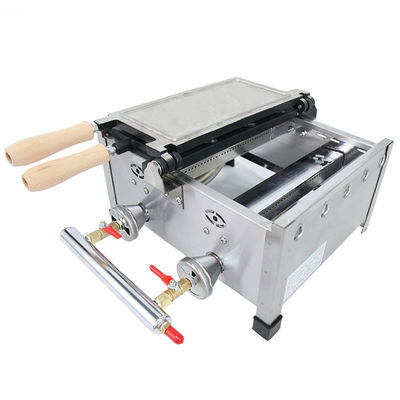 Máquina para hacer Taiyaki 6 PCS Pez Taiyaki Tipo de GLP Fabricante de gofres de pescado 470x380x210mm