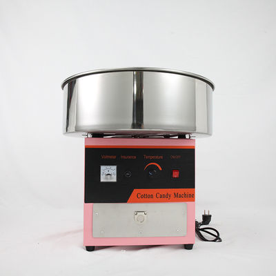 Máquina eléctrica para hacer caramelos de algodón dulce con tamaño de cuenca Dia520*H170mm