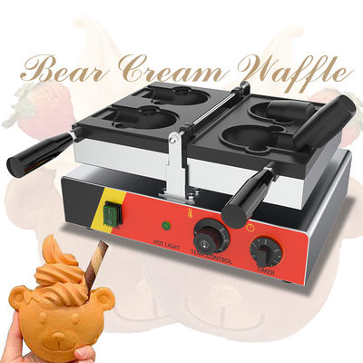 400*300*200mm Máquina eléctrica de gofres para zapatos de boca abierta en forma de oso Taiyaki helado