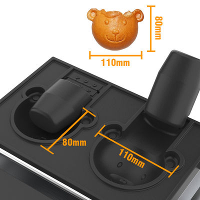 400*300*200mm Máquina eléctrica de gofres para zapatos de boca abierta en forma de oso Taiyaki helado