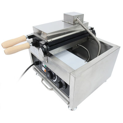 14PCS Japonés en forma de pescado Taiyaki fabricante eléctrico Mini Waffle Cone horno para 220V