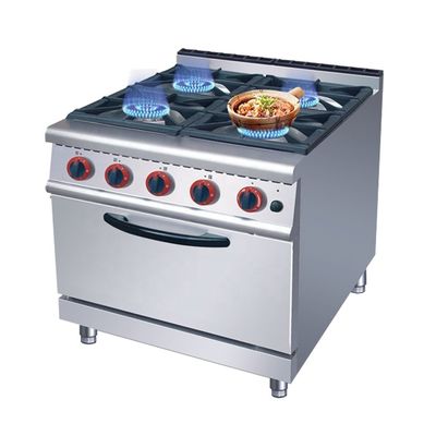 Cucinero de cocina multifunción de la serie 700 de 4 quemador de gas estufa de cocina con horno