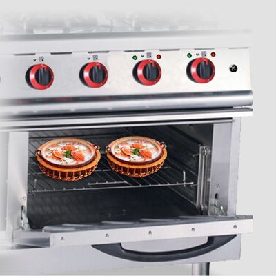 Cucinero de cocina multifunción de la serie 700 de 4 quemador de gas estufa de cocina con horno