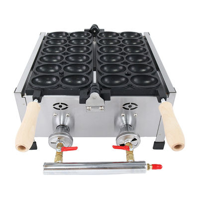 Máquina de fabricación de conos para pan de huevo de burbuja alimentado con GLP y gofres de huevo sonriente suculento