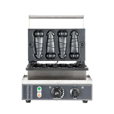 Grilling y Panini Prensa Placas Mini Taiwan Penis Waffle Maker para la máquina de comida para snacks