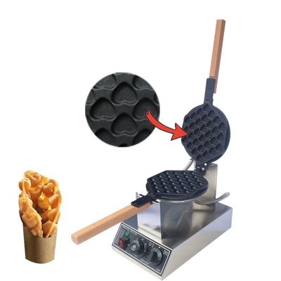 Fabricación de Waffles de burbujas con una máquina de waffle de bola