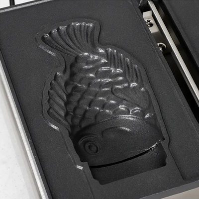 1400W Taiyaki Waffle Maker Máquina eléctrica para hacer helados en forma de pescado