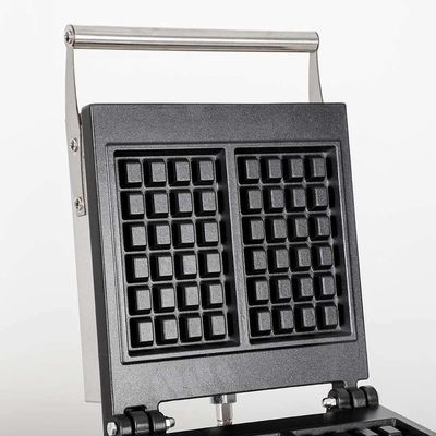 Tiendas de alimentos y bebidas Fabricante de gofres cuadrados eléctricos comerciales con rebanadas simples o dobles