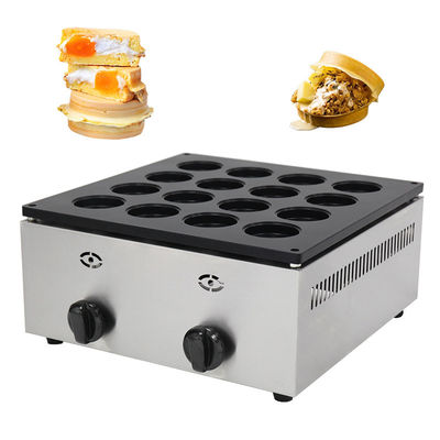 Restaurante Red Bean Cake Maker Máquina de parrillado de gas con alto rendimiento de productividad