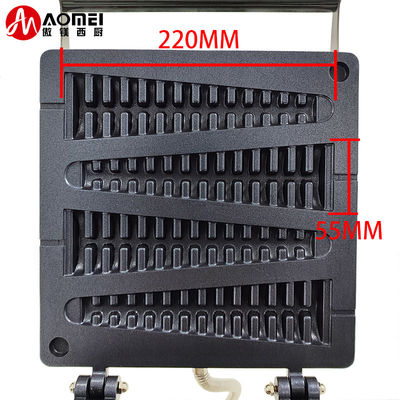 TCG-804W Fabricantes de gofres en forma de árbol 4pcs máquina de gofres con palo de caramelo Waffle recubrimiento antiadherente