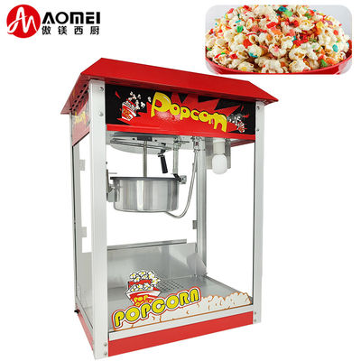 Calentador comercial de alimentos 1800W Vitrina de calentamiento de palomitas de maíz con 860*420*740mm Tamaño