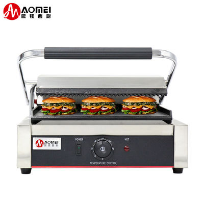 Cocina Cocina Panini eléctrica Sandwich Maker con hierro fundido Grill BBQ y placas
