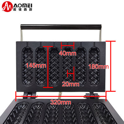 Máquina de perros de maíz con construcción de acero inoxidable y temperatura de 50-300'C