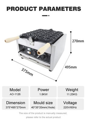 Máquina de Waffle Comercial Household Electric Smile Face Egg Bubble Ball Maker con mejor