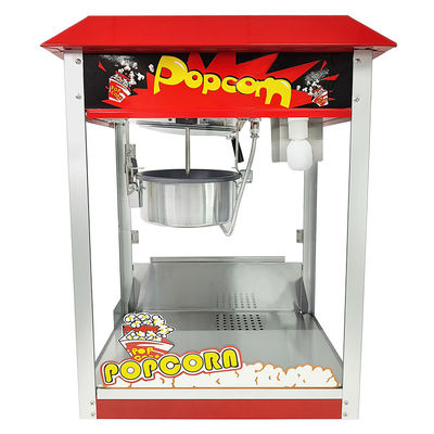 Fabricante de palomitas de maíz comercial eléctrica con carrito para y color rojo