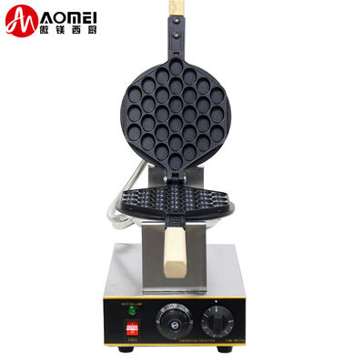 Máquina de Waffle de huevo de mini burbujas para la fabricación de bocadillos eléctricos