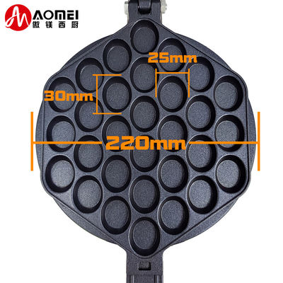 Máquina de Waffle de huevo de mini burbujas para la fabricación de bocadillos eléctricos