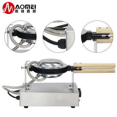 Máquina de Waffle de huevo de mini burbujas para la fabricación de bocadillos eléctricos