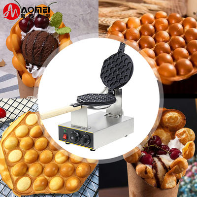 2023 Máquina de Waffle de huevo eléctrica de alta productividad para el comercio Máquina de Waffle de burbujas