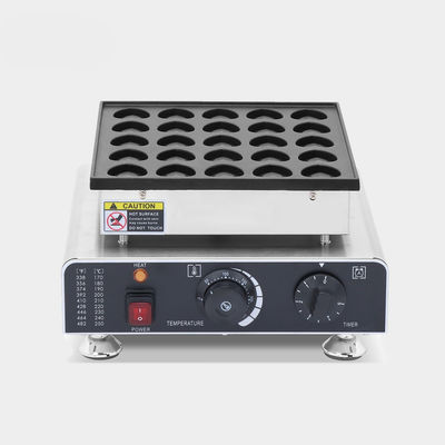 Máquina de fabricación de gofres comercial de 110V con rango de temperatura de 50-300C y diseño compacto