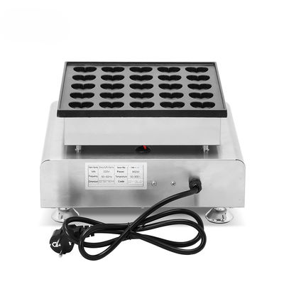 Máquina de fabricación de gofres comercial de 110V con rango de temperatura de 50-300C y diseño compacto