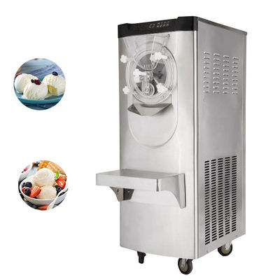 Máquina de helado de acero inoxidable de 30 a 36 litros por hora, congeladora vertical de lotes