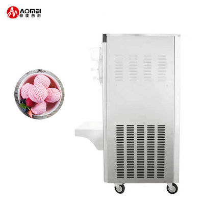 Máquina de helado de acero inoxidable de 30 a 36 litros por hora, congeladora vertical de lotes
