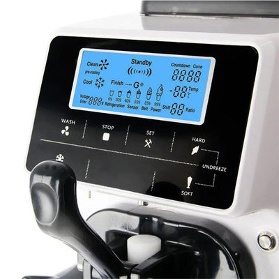 Máquina de helados de yogur congelado y de mesa comercial con tensión de 220V