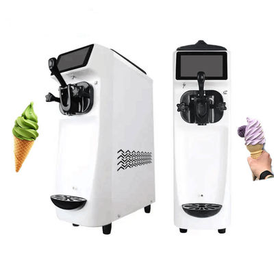 Máquina para hacer helados de servicio suave con función de maquinaria 210x554x740mm tamaño