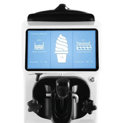 Máquina para hacer helados de servicio suave con función de maquinaria 210x554x740mm tamaño