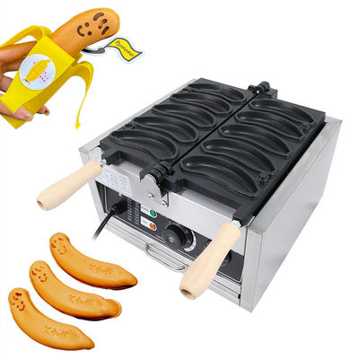 Máquina de Waffle de Banano de Hotel Fabricante de Waffles de Burbuja de Acero Inoxidable No adhesivo 11.25 KG