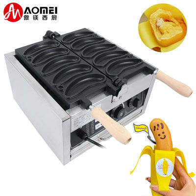Máquina de Waffle de Banano de Hotel Fabricante de Waffles de Burbuja de Acero Inoxidable No adhesivo 11.25 KG