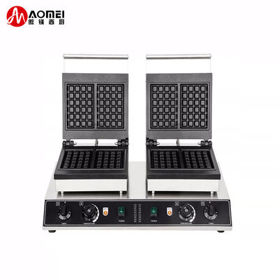 Máquina para hornear waffles belga con 4KW de potencia y fabricación rápida de waffles