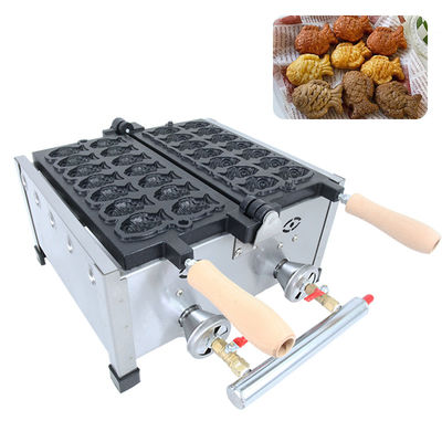 8 kg de energía de gas Taiyaki Waffle Maker Modelo AO-1104R para panadería y helados