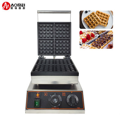 Nonstick Electric Belga Waffle Maker 4pcs Rectangular Waffle Panadero máquina para bocadillos