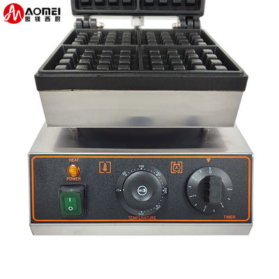 Nonstick Electric Belga Waffle Maker 4pcs Rectangular Waffle Panadero máquina para bocadillos